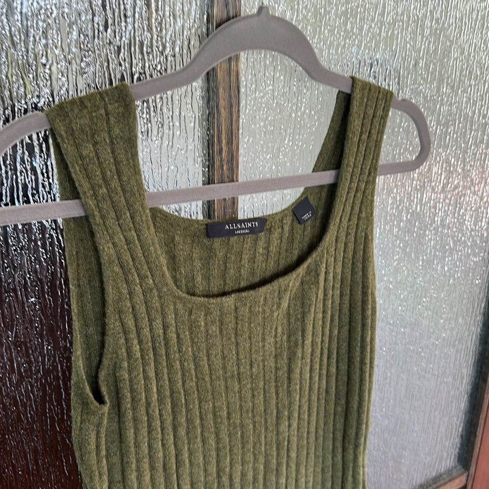 All Saints Margot Long Wool & Alpaca Blend (Size Medium) NWOT - Picture 10 of 14